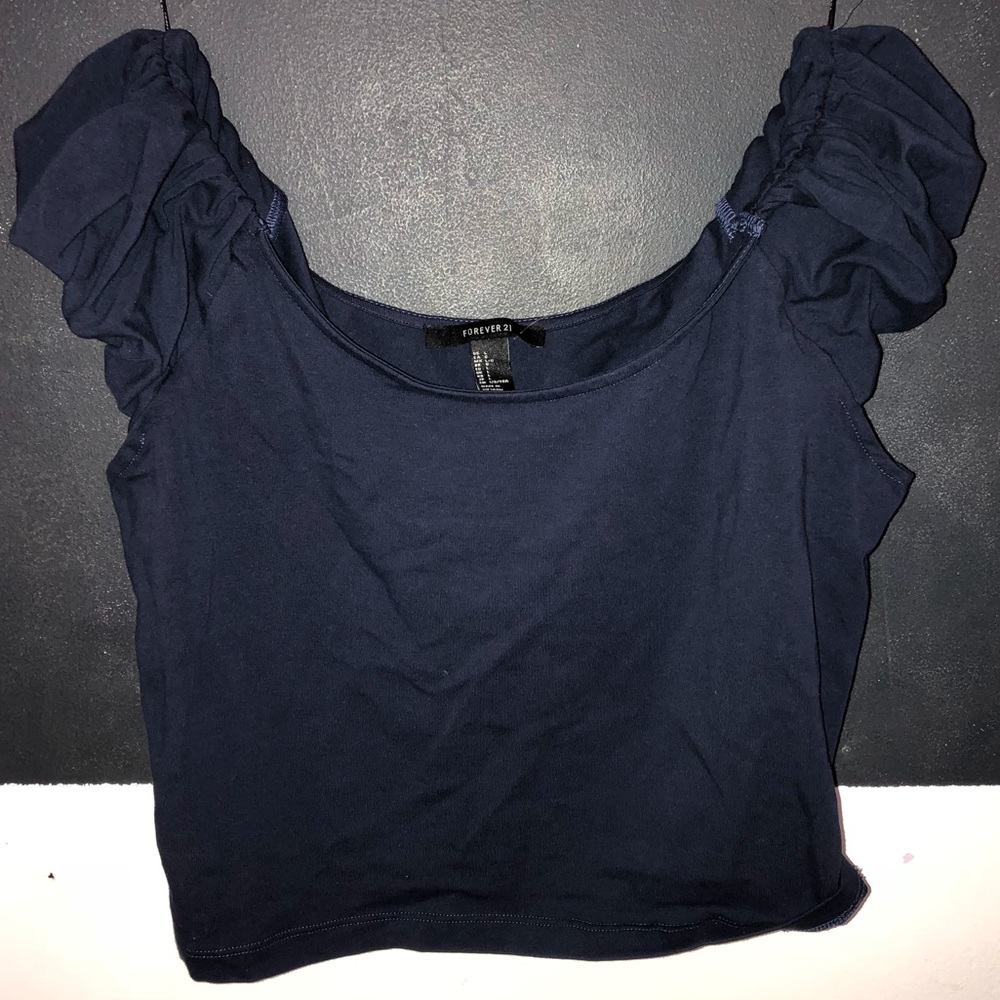 Off-the-shoulder Crop Top